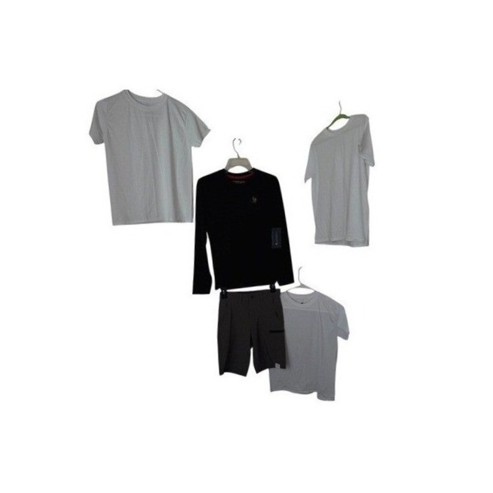 Boys Clothing Bundle U.S. Polo Assn. Long Sleeve Tee & Sonoma Tech Shorts NWT